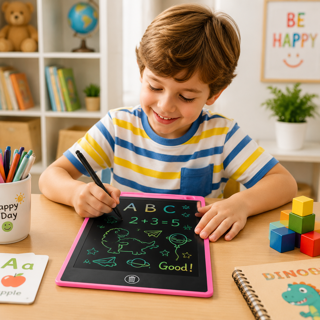 10-Inch LCD Writing Tablet – Reusable Digital Drawing & Writing Board