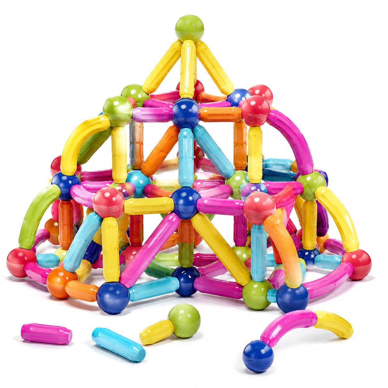 Magnetic Construction Set 36 Pieces – Creative Building & Learning Toy