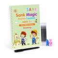 Magic Practice Copybook – Reusable Handwriting Practice Book for Kids